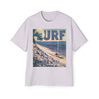 Surf Vintage Photo Tee — Men's Oversized Surf Graphic T-Shirt