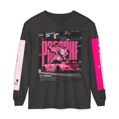 Pink Panther Porsche Long Sleeve T-Shirt
