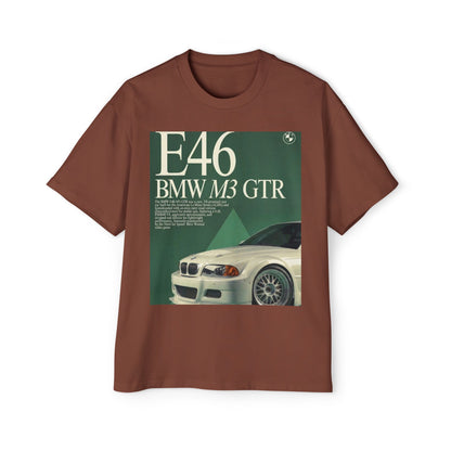 E46 BMW M3 GTR Tee — Vintage Racing Poster Graphic T-Shirt