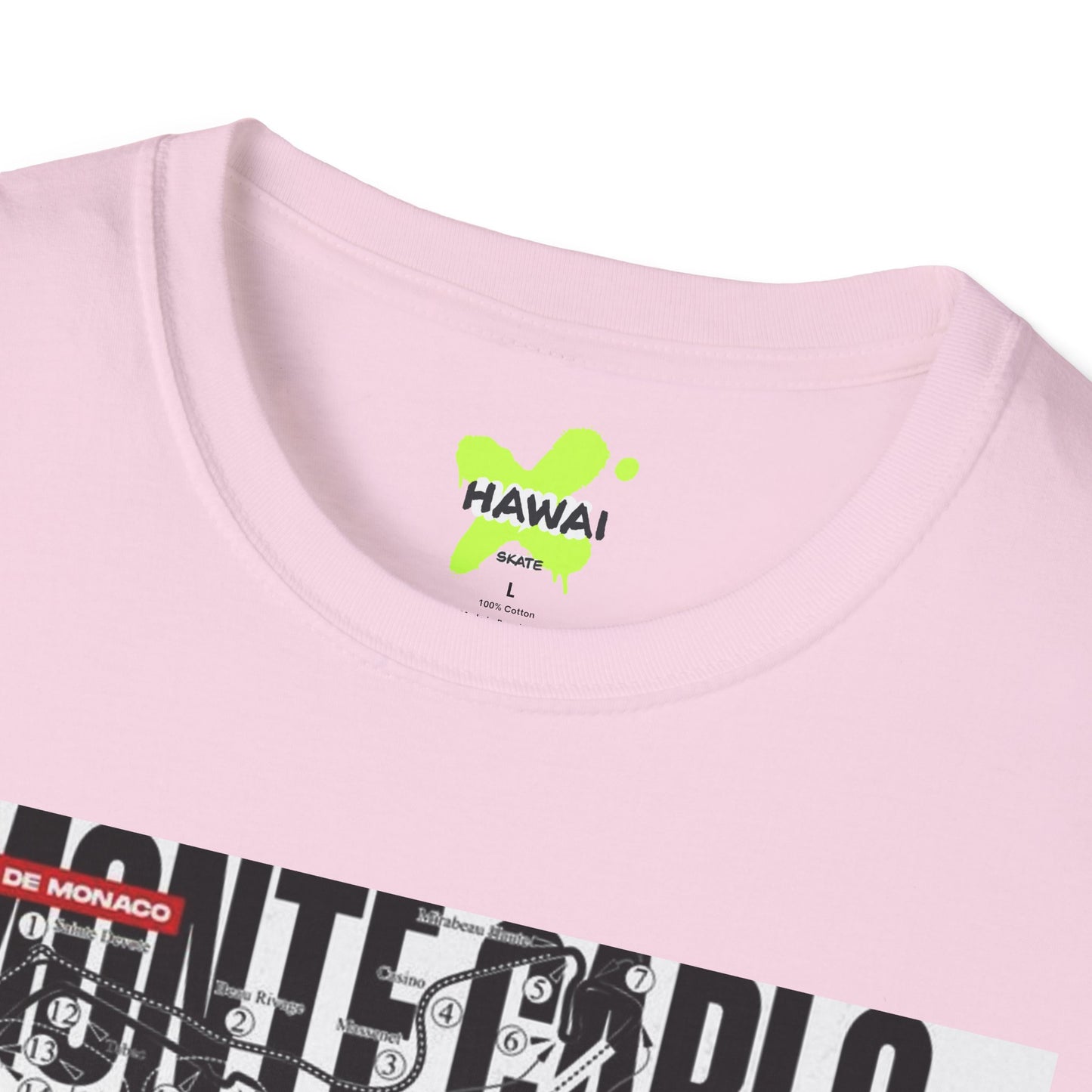 Monte Carlo Racing Graphic T-Shirt - Unisex Softstyle Tee for Car Enthusiasts