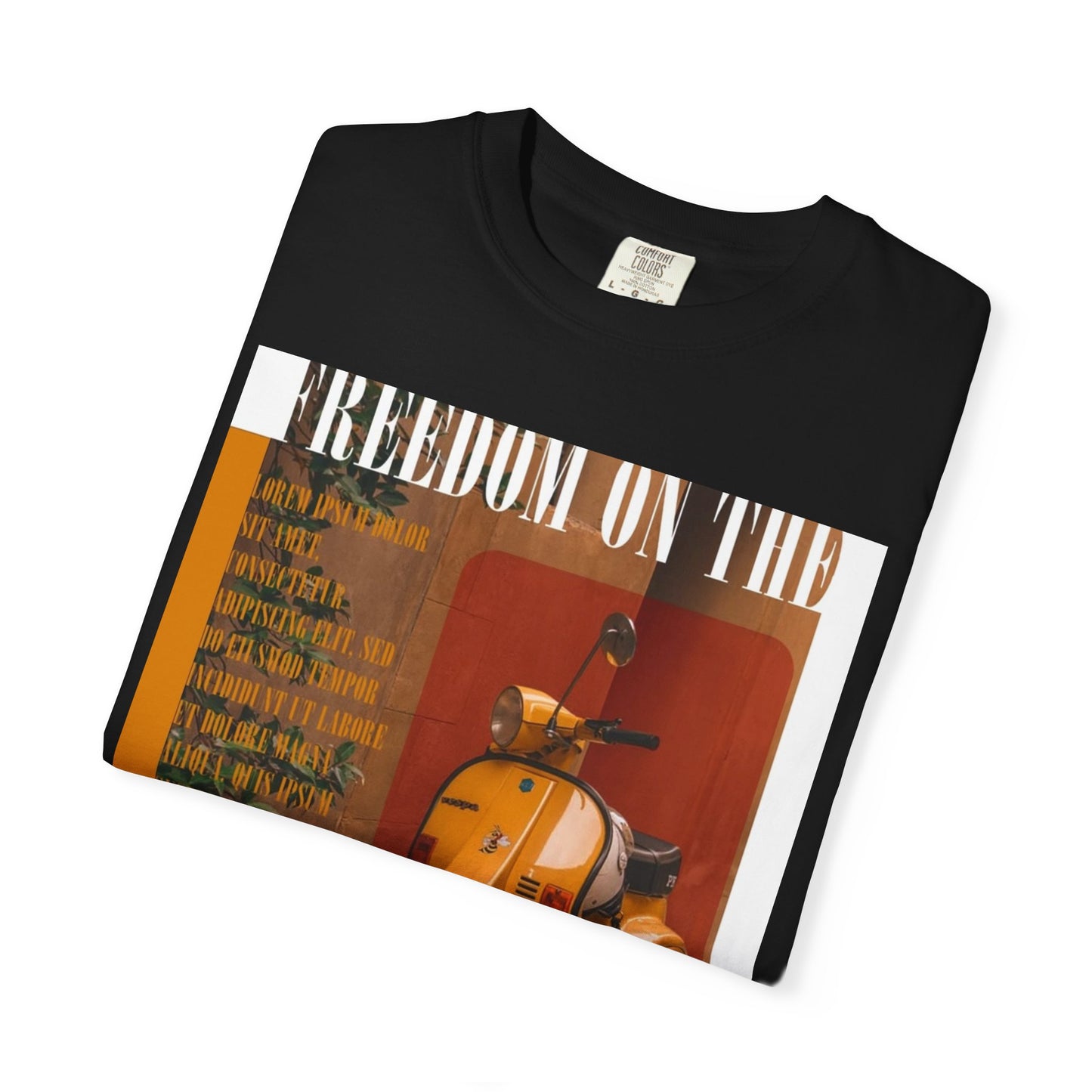 Vintage Vespa 'Freedom on the Road' T-Shirt