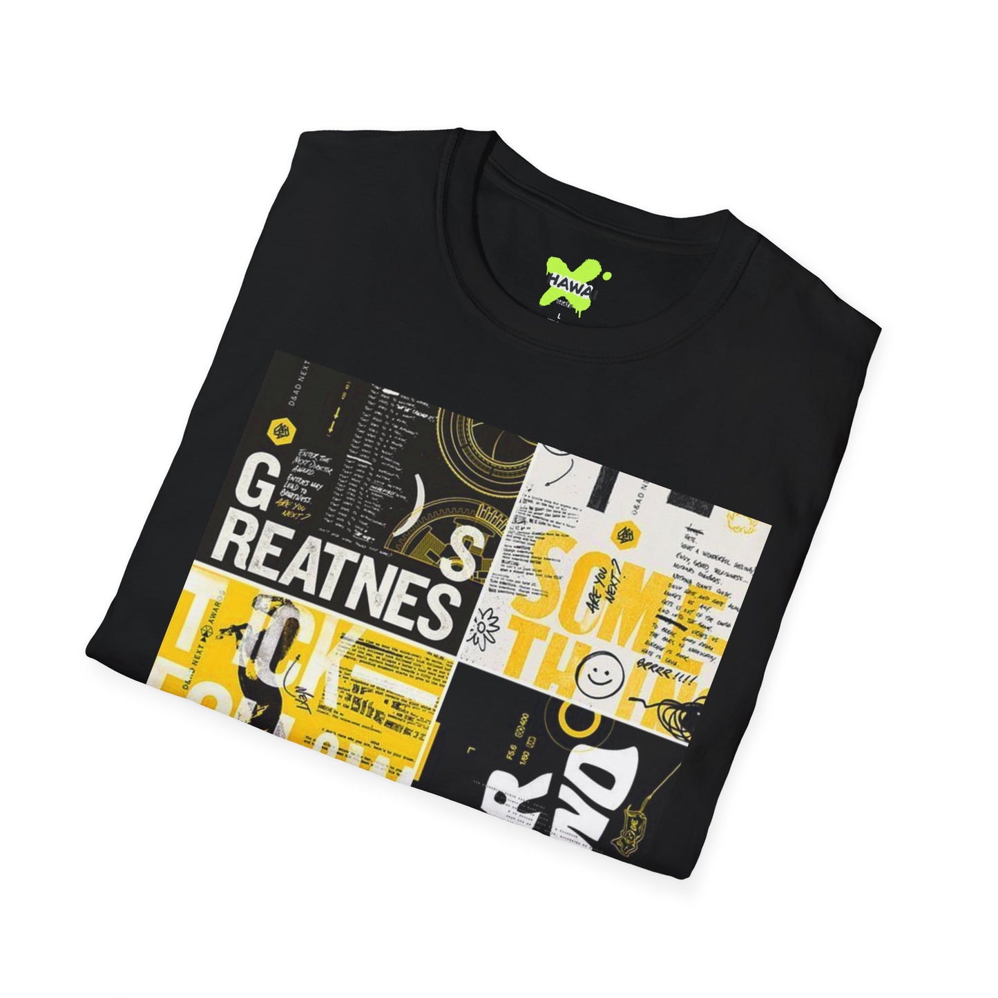 Unisex Graphic Tee - 'Never Give Up' Inspirational T-Shirt