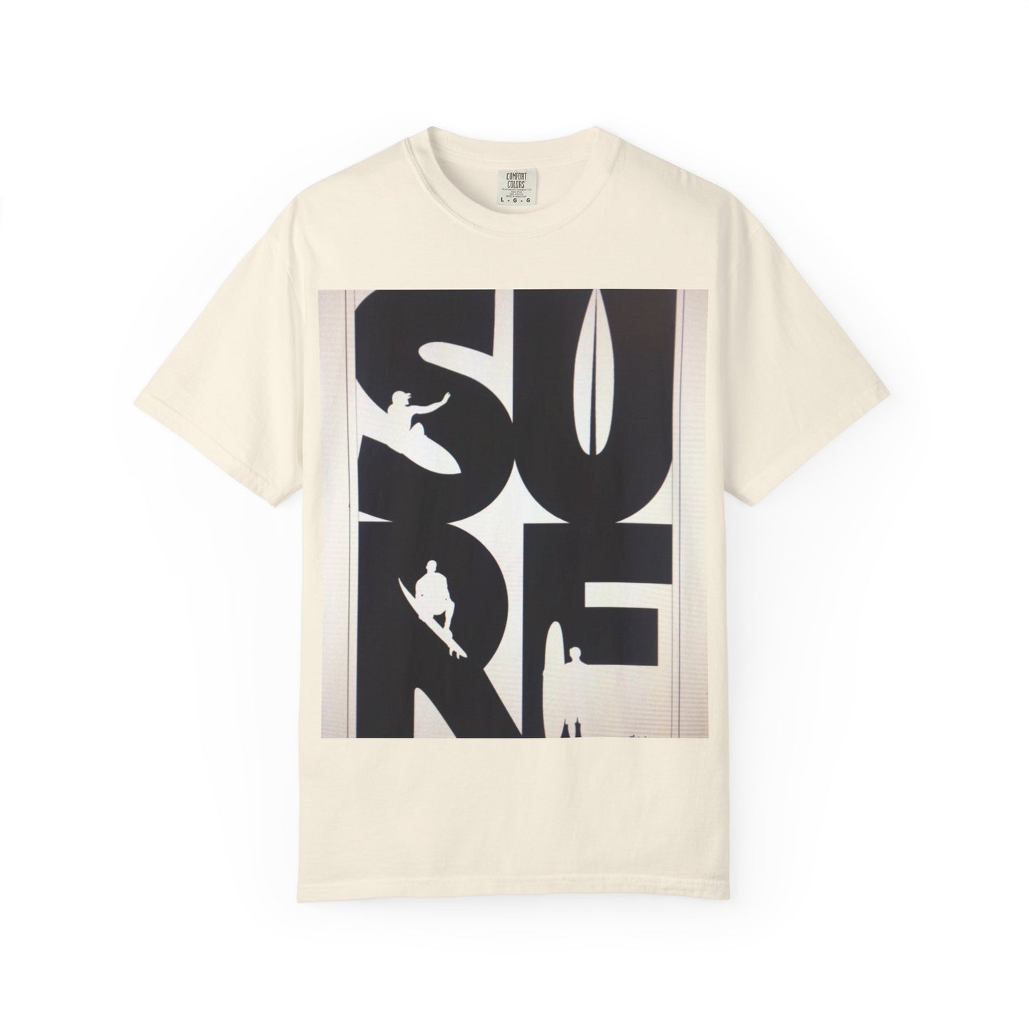 Surf Inspired Unisex Garment-Dyed T-Shirt, Beachwear, Casual Summer Tee, Surfing Gift, Trendy Streetwear, Comfortable Lifestyle Top