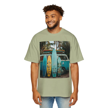 Surf Van Photo T‑Shirt — Vintage Surfboard Beach Tee