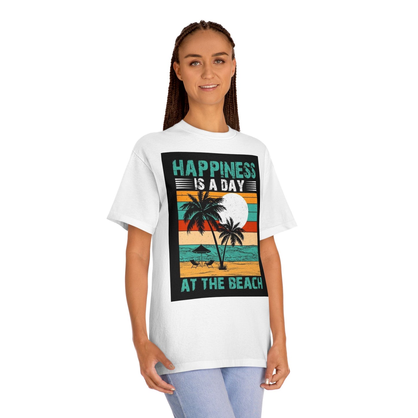 Happiness is a Day at the Beach Unisex Classic Tee