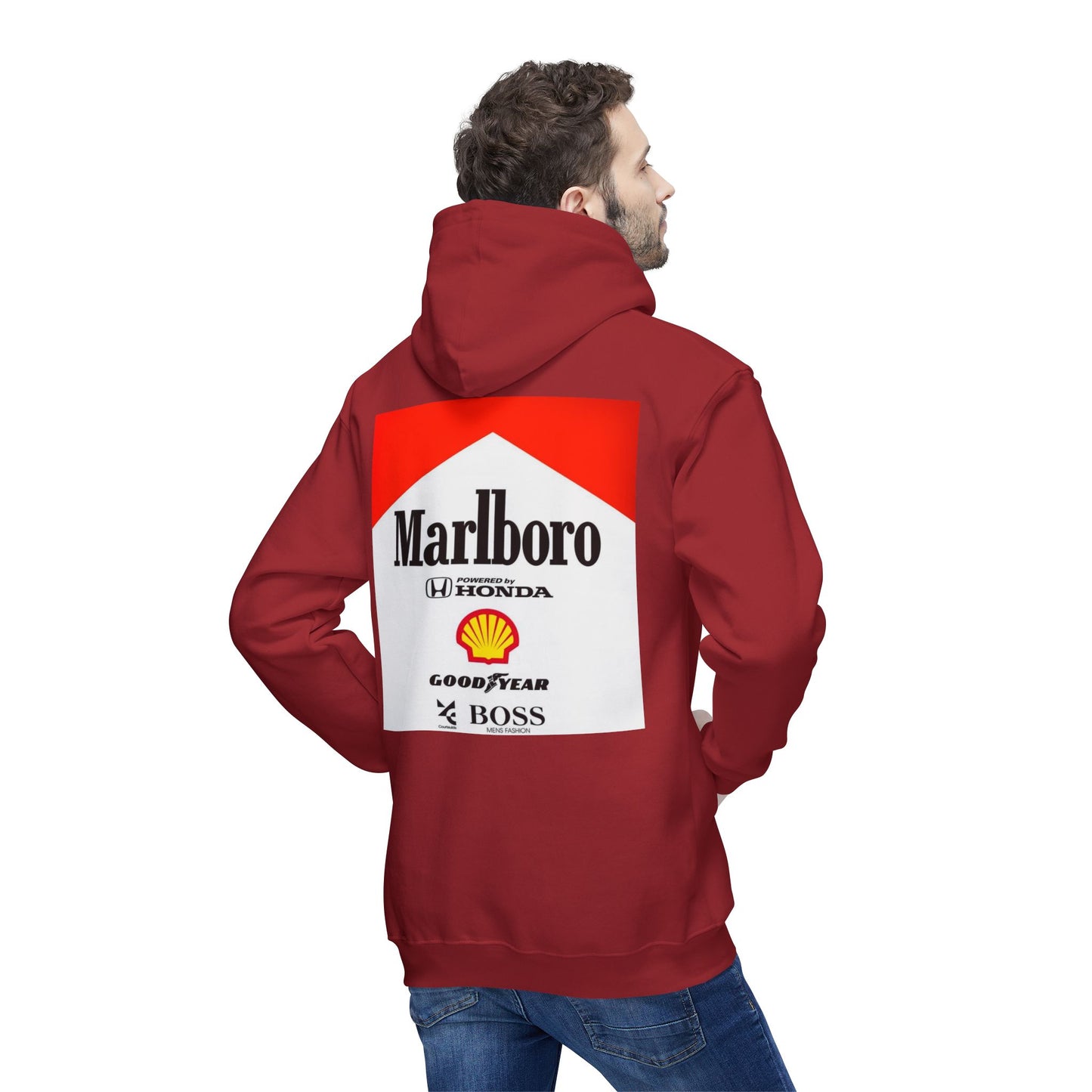 Unisex Hooded Sweatshirt with Retro Racing Design, Comfortable Casual Wear, Cozy Gift for Race Fans, Perfect for Fall, Sports Events, [...]