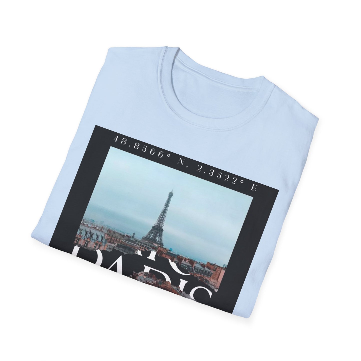 Paris Eiffel Tower Photo Tee — "Paris Paris" Graphic T-Shirt