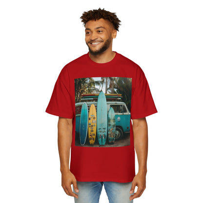 Surf Van Photo T‑Shirt — Vintage Surfboard Beach Tee