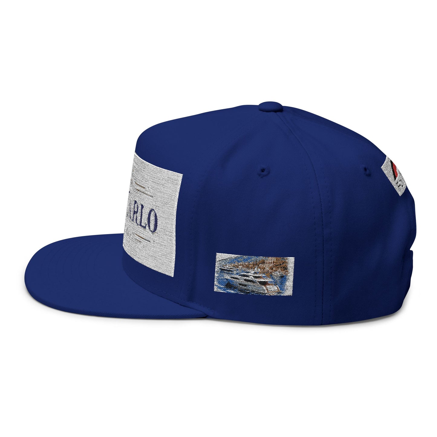Monte Carlo Monaco Embroidered Flat Bill Cap