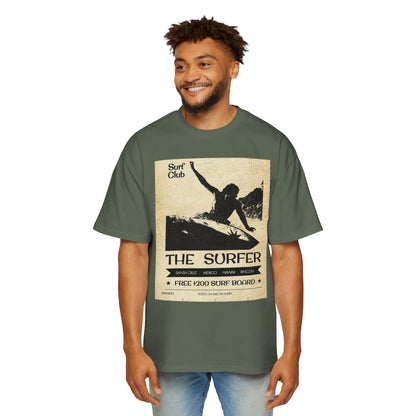The Surfer Vintage Surf Club Tee — Men's Oversized Surf Graphic T-Shirt