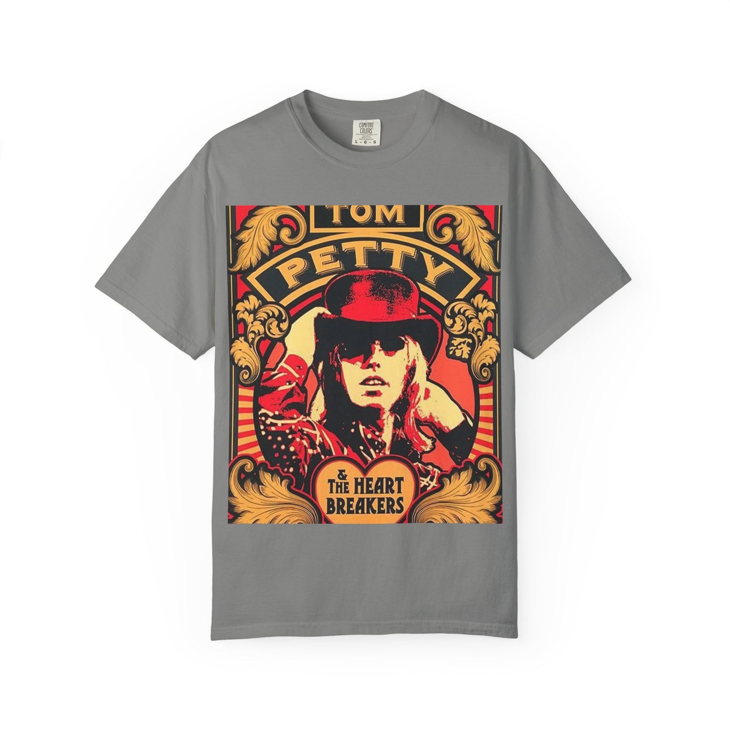 Vintage Rock Tee - Tom Petty Inspired Unisex Garment-Dyed T-shirt, Music Lover Gift, Casual Style, Band Merch, Retro Apparel