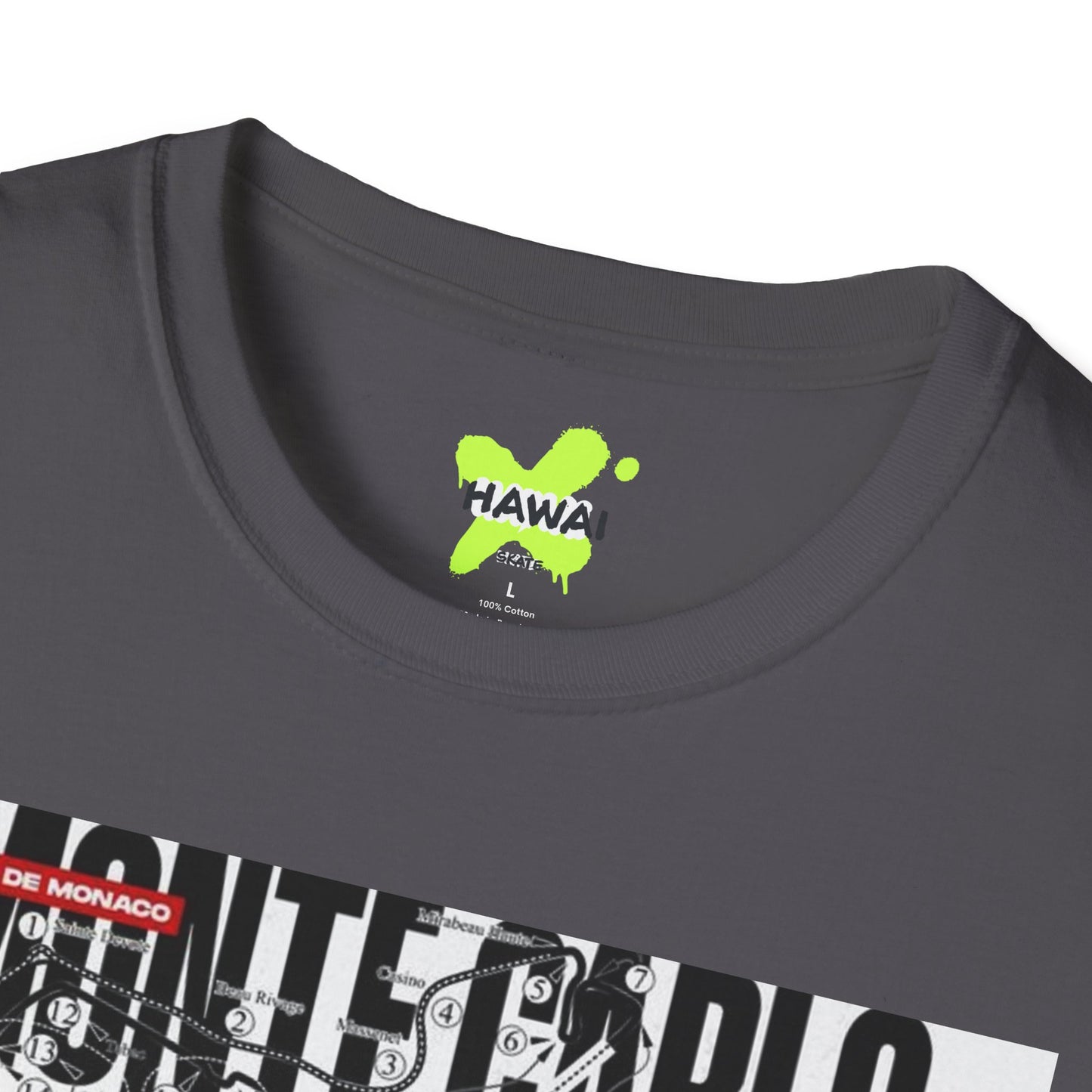 Monte Carlo Racing Graphic T-Shirt - Unisex Softstyle Tee for Car Enthusiasts