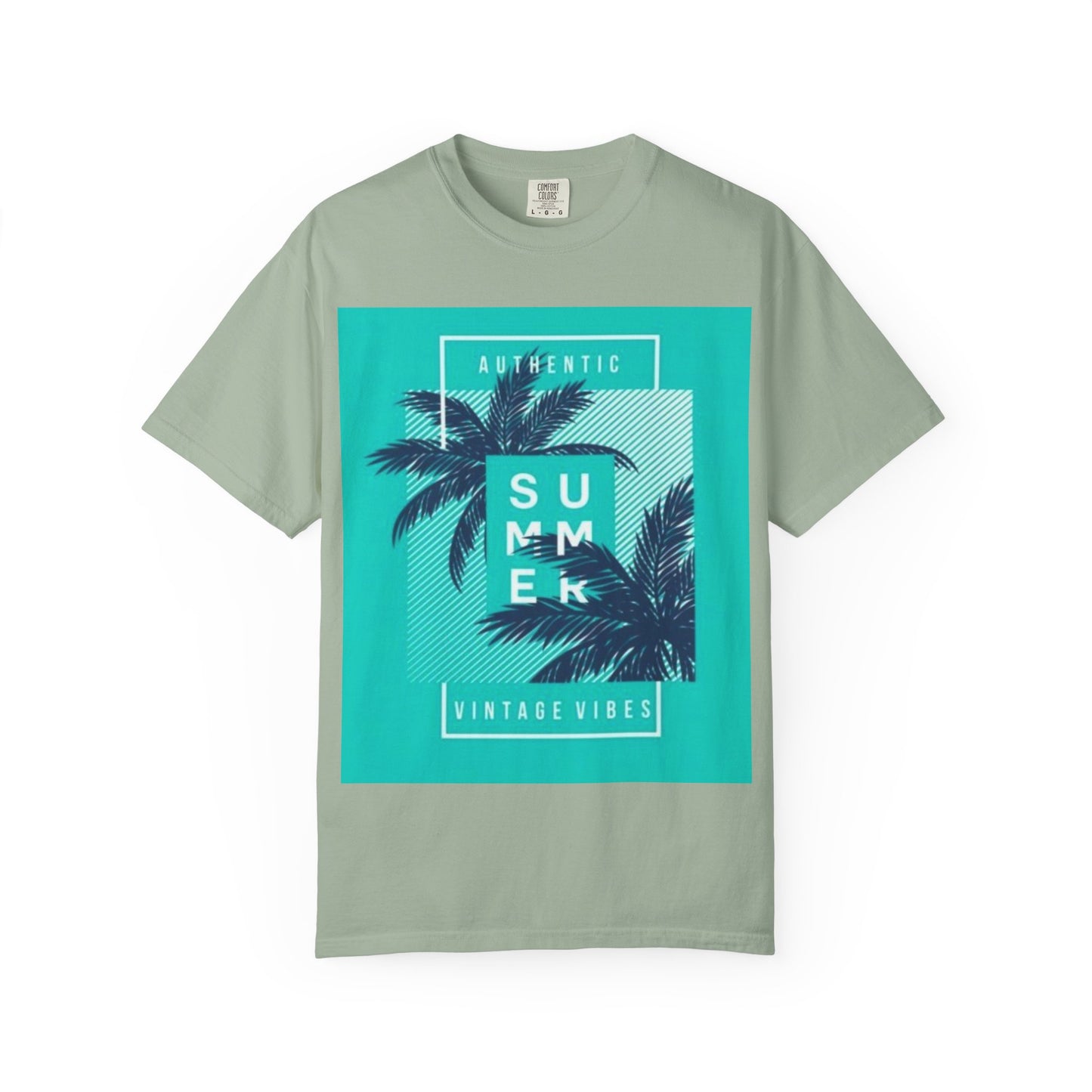 Summer Vintage Vibes T-Shirt — Palm Tree Graphic Tee