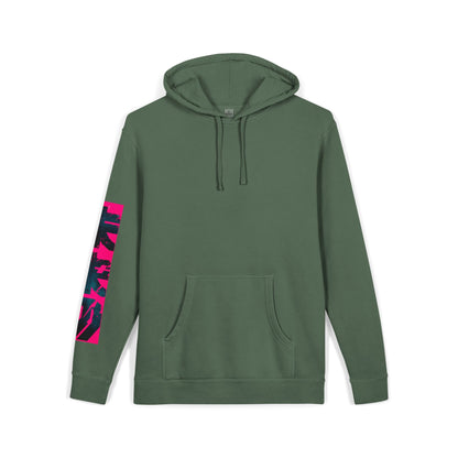 Pigment-Dyed Hoodie — Retro Racing Car Graphic ("911 GT3R")