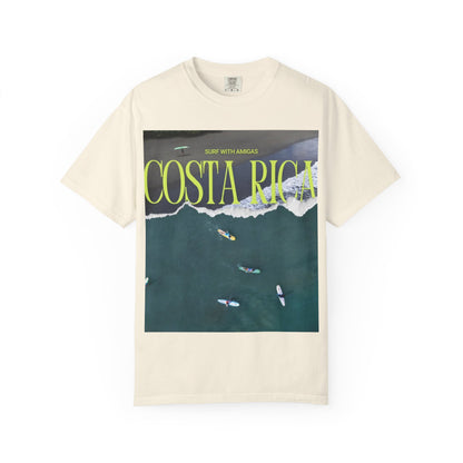 Costa Rica Surf T-Shirt — Aerial Wave & Surfers Graphic Tee