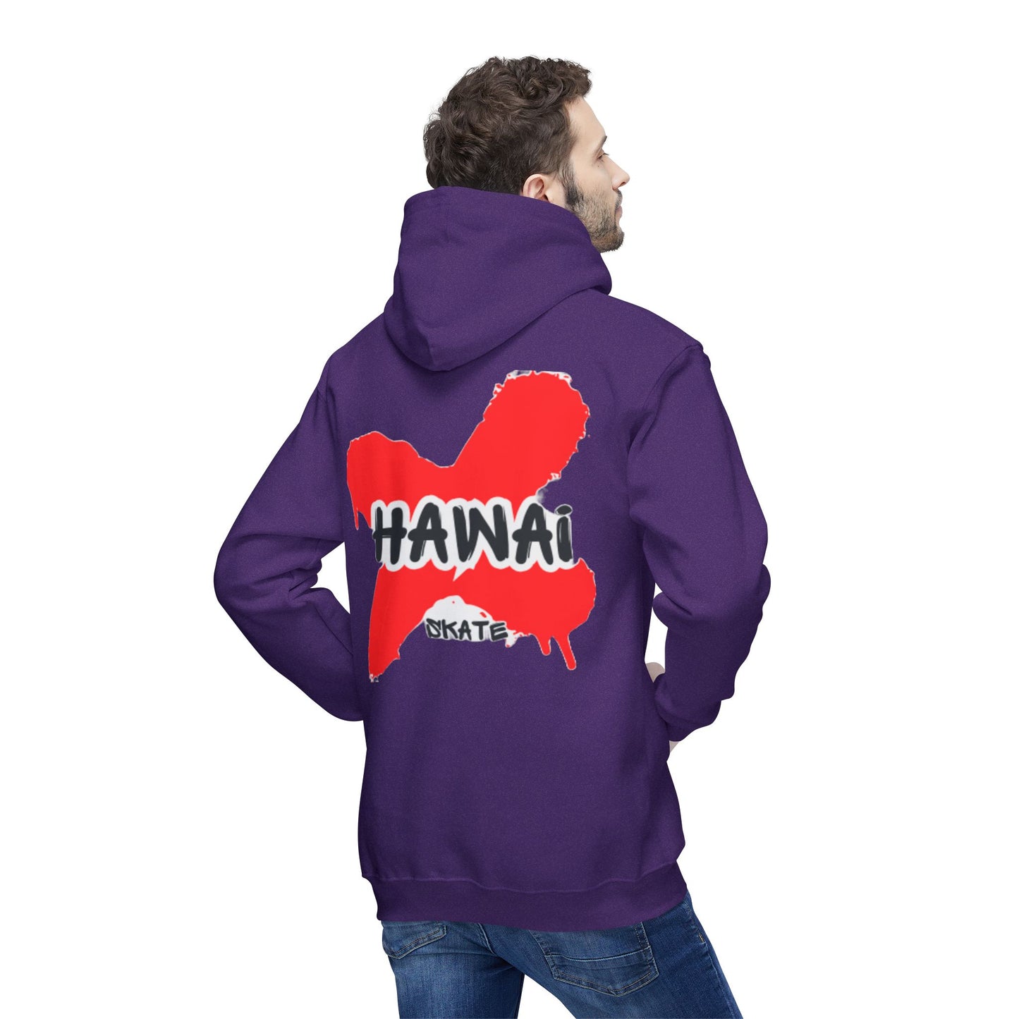 Hawaii Skate Unisex Hooded Sweatshirt - Perfect for Cool Weather Adventures