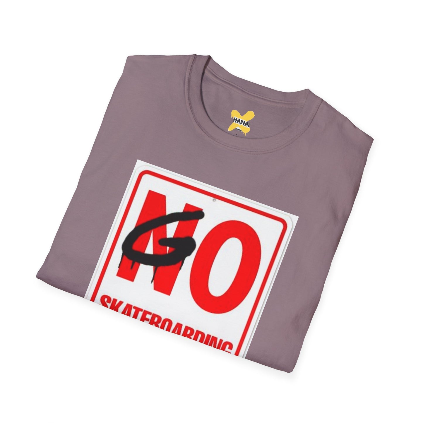 No Skateboarding Funny Unisex T-Shirt - City Police Sign Design