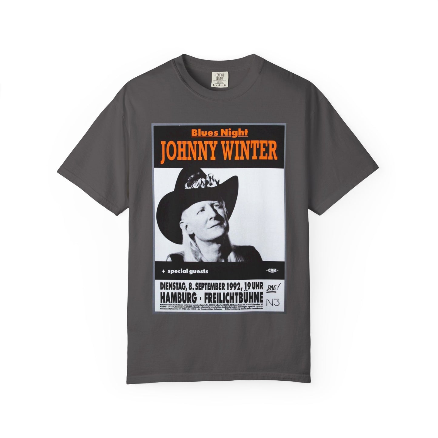 Vintage Johnny Winter Blues Night T-shirt