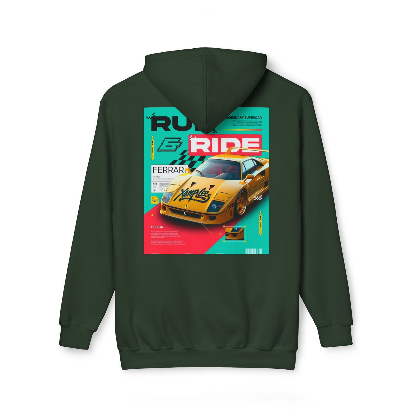 Unisex Hooded Sweatshirt, Made in US