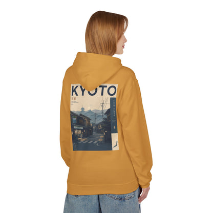 Kyoto Vintage Travel Hoodie — Retro Japan Street Scene Sweatshirt