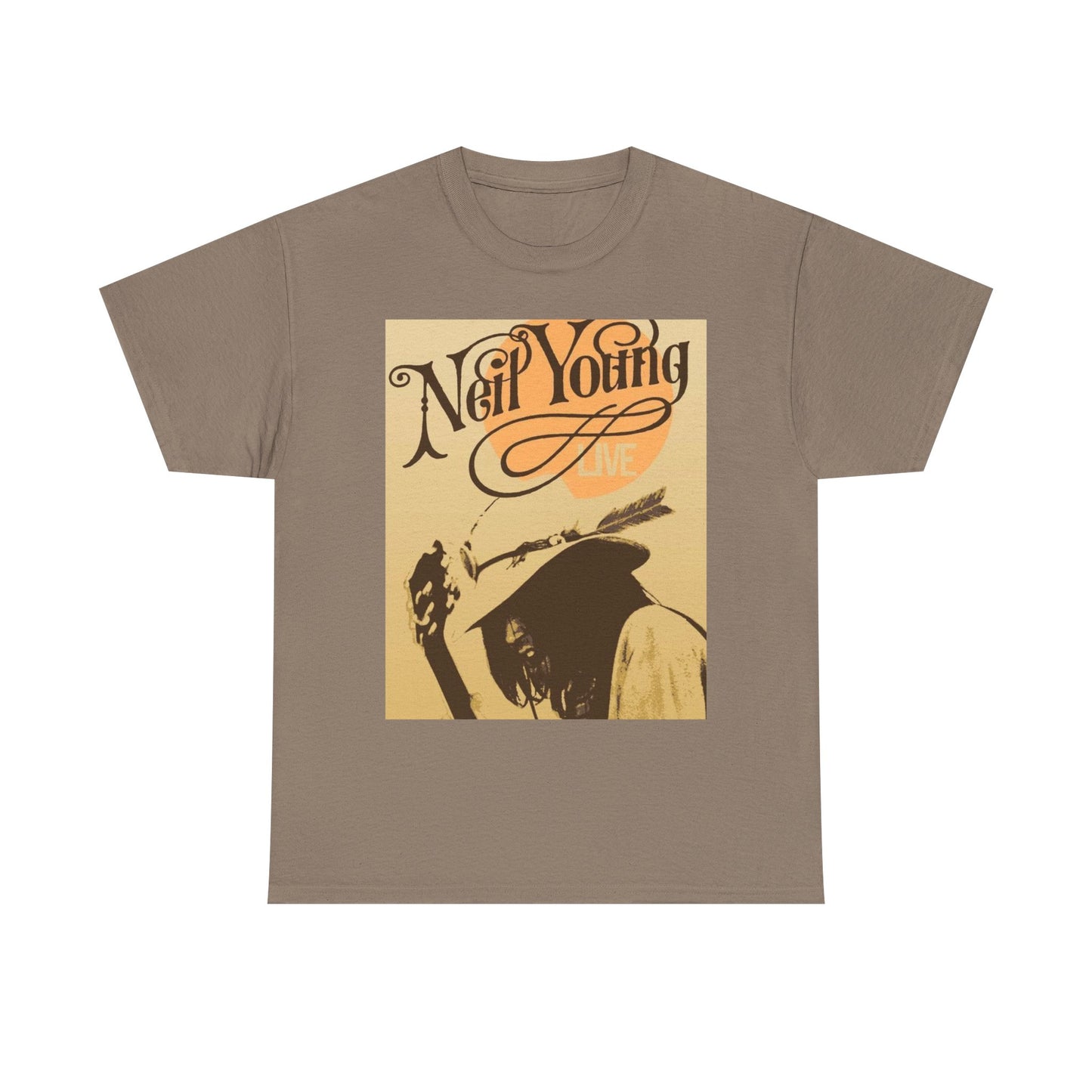 Vintage Rock Band T-Shirt featuring Neil Young, Music Lover Gift, Concert Apparel, Unisex Style, Retro Graphic Tee