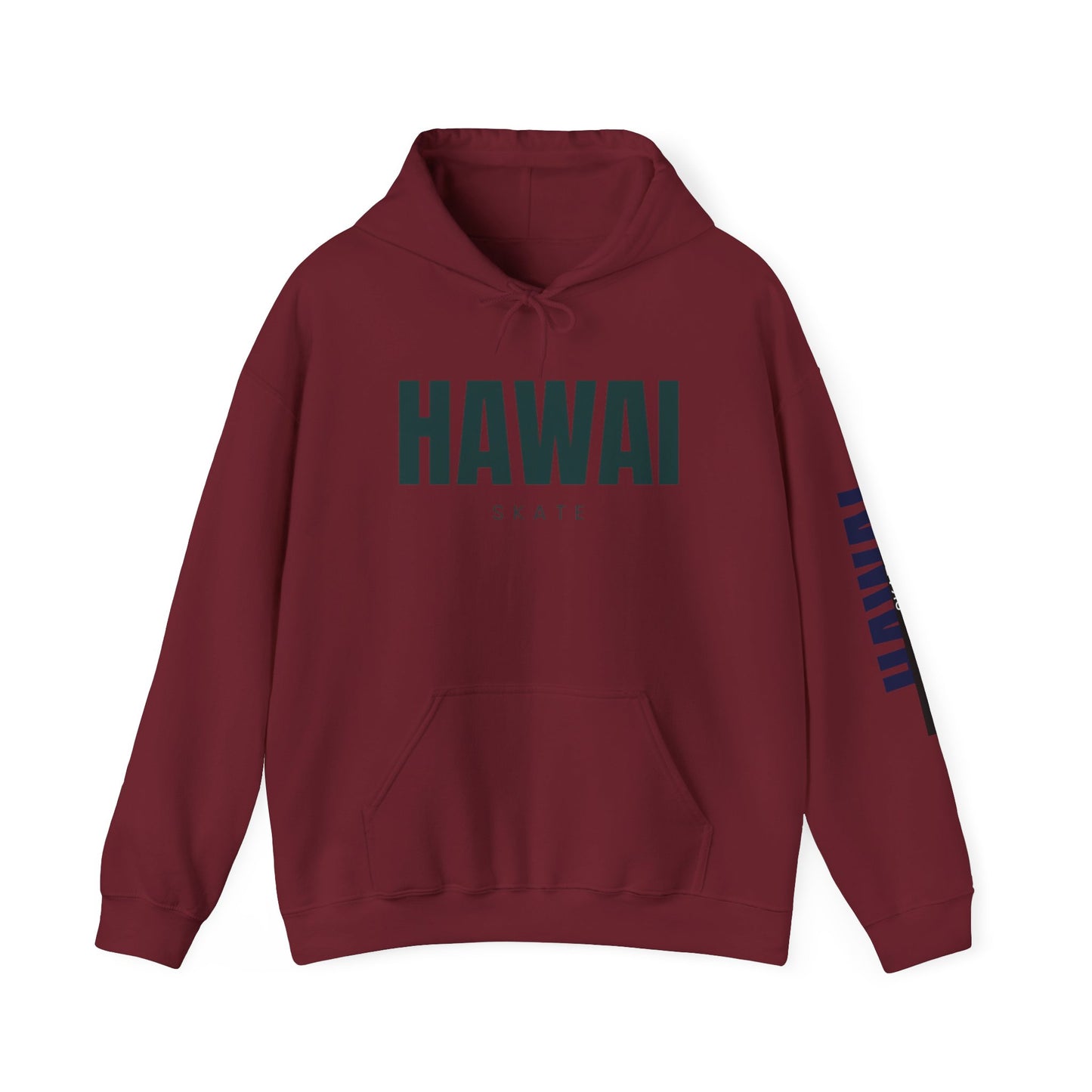 Hawai Skate Hooded Sweatshirt - Casual Streetwear, Unisex Pullover, Perfect for Skate Lovers, Ideal for Everyday Wear, Gift for Him/Her