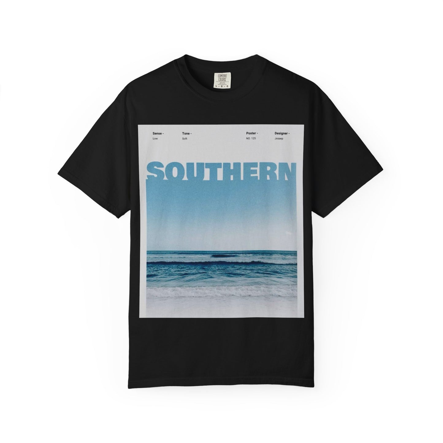 Southern Beach Photo T-Shirt — Ocean Waves Graphic Tee