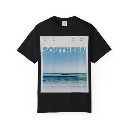 Southern Beach Photo T-Shirt — Ocean Waves Graphic Tee
