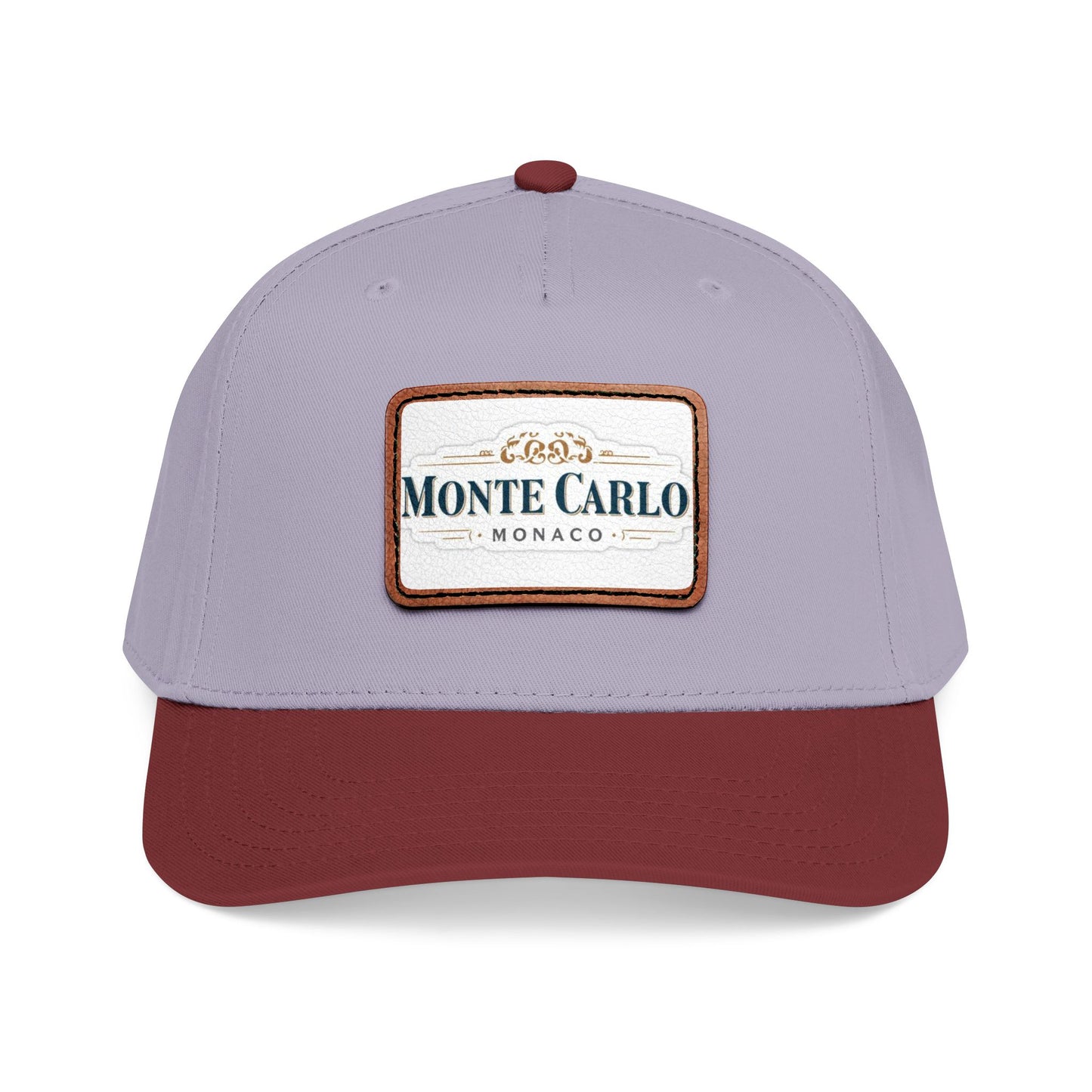 Monte Carlo Leather Patch Baseball Cap