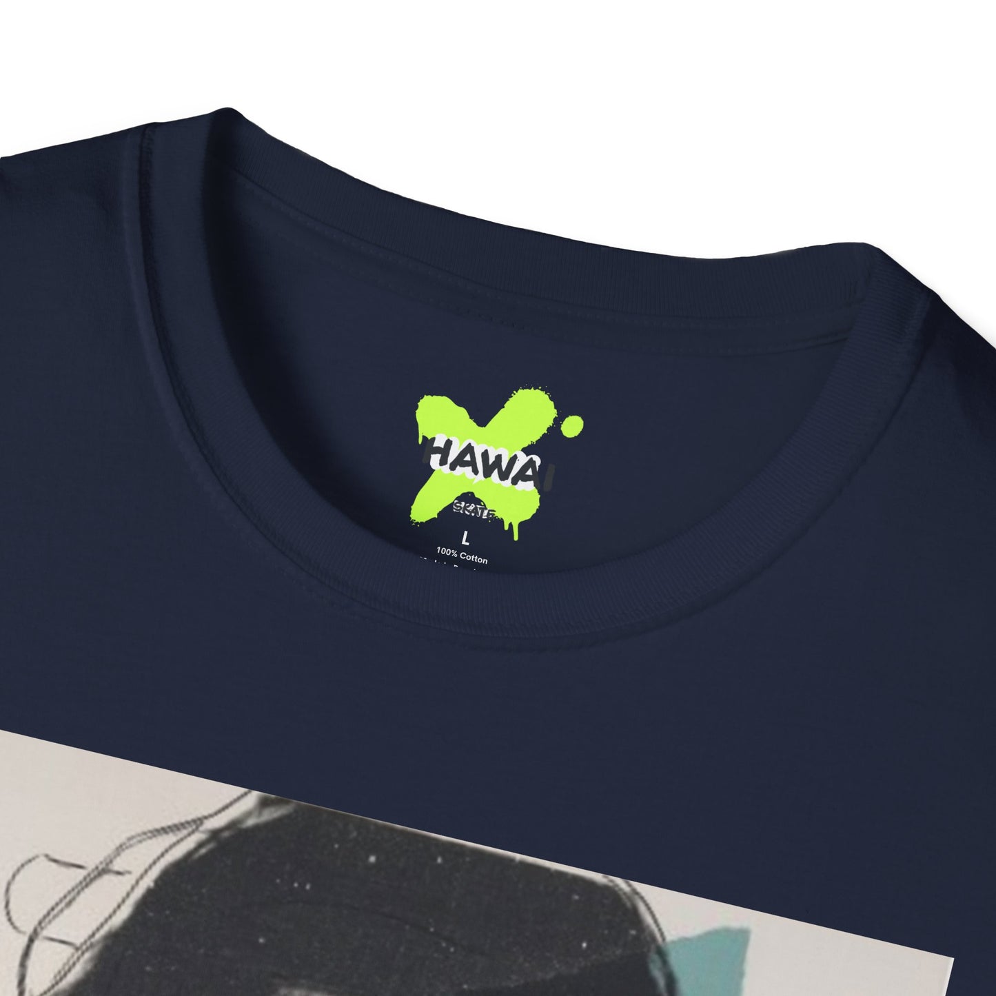 Artistic Unisex Softstyle T-Shirt - Unique Graphic Design for Art Lovers