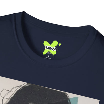 Artistic Unisex Softstyle T-Shirt - Unique Graphic Design for Art Lovers