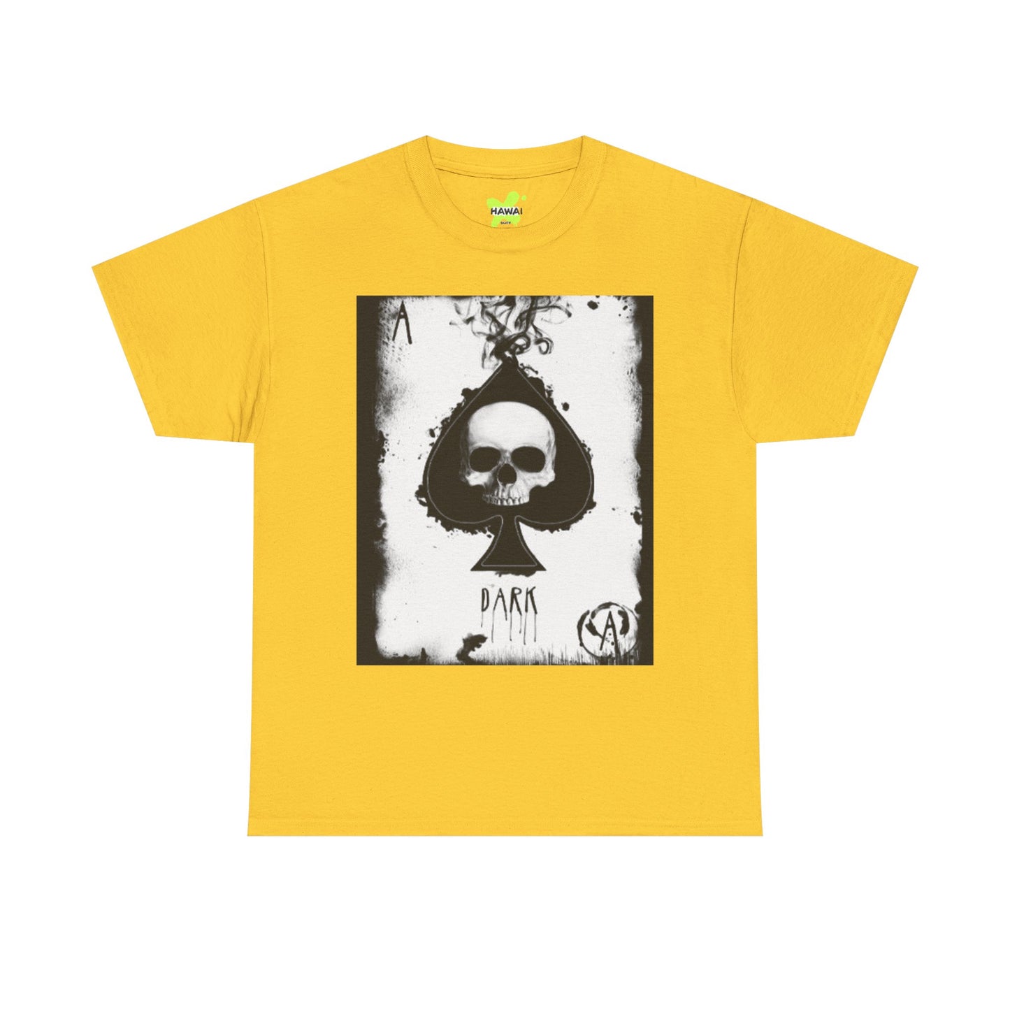 Gothic Skull Graphic Tee - Unisex Heavy Cotton T-Shirt