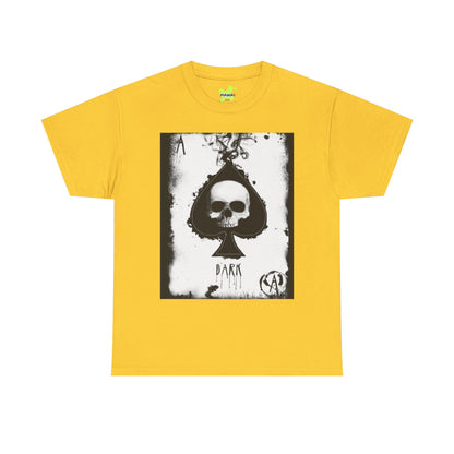 Gothic Skull Graphic Tee - Unisex Heavy Cotton T-Shirt