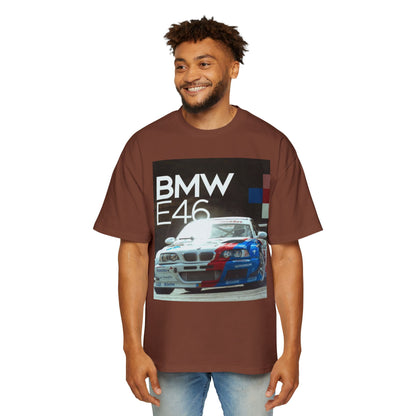 BMW E46 Racing Tee — Mens Oversized Car Graphic T-Shirt