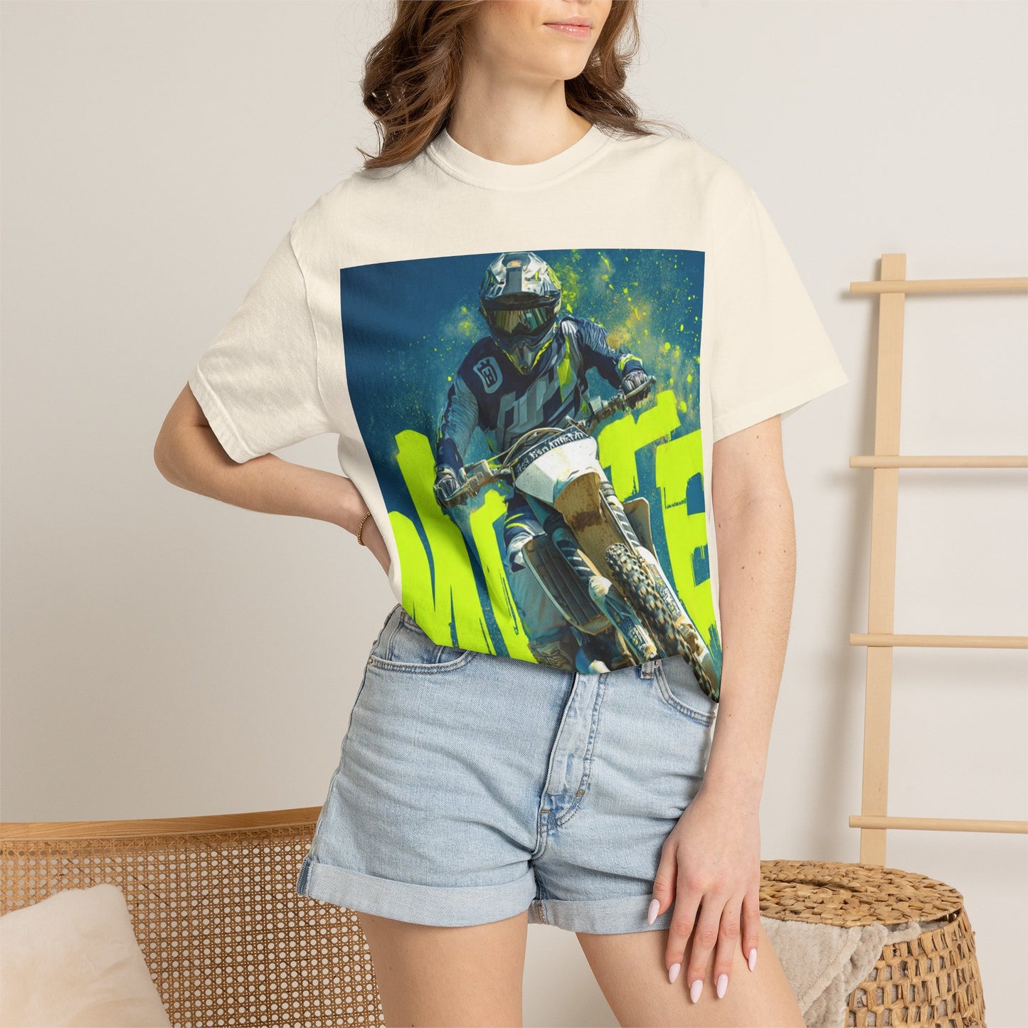 Motocross Dirt Bike Rider T‑Shirt — Extreme Off‑Road Racing Tee