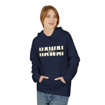 Happy Vibes Unisex Fleece Hoodie - Smiley Face Design
