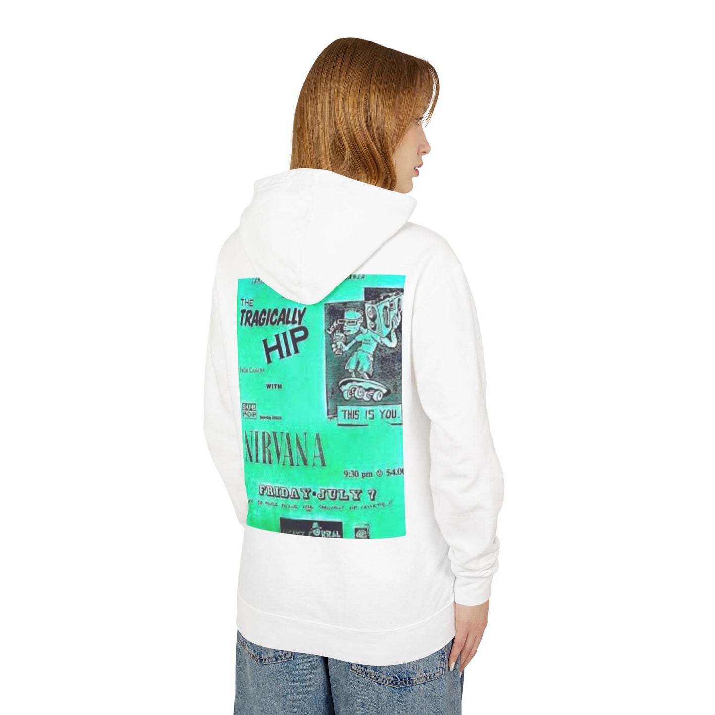 Unisex Lightweight Hooded Sweatshirt