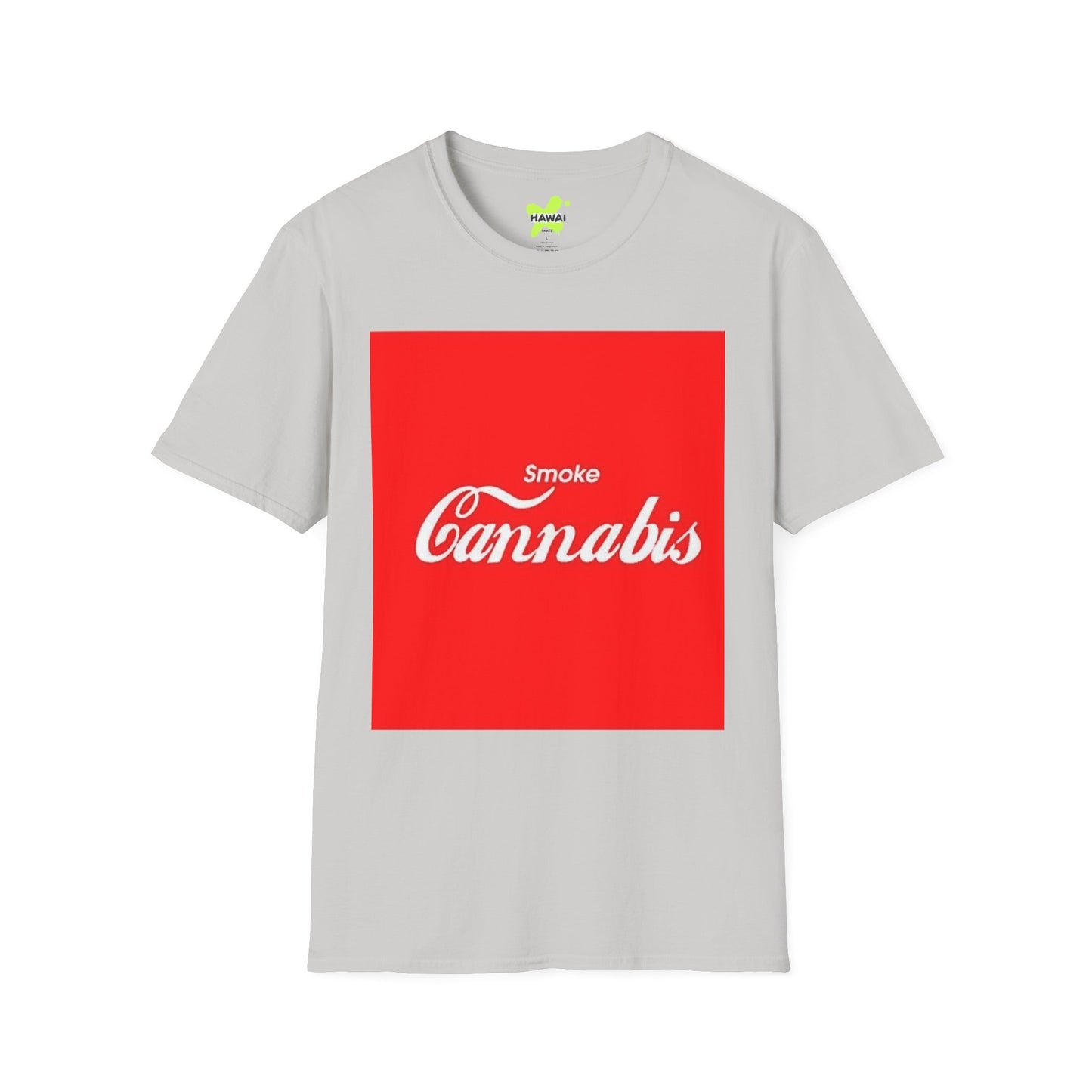 Smoke Cannabis Unisex Softstyle T-Shirt - Casual Streetwear for Cannabis Enthusiasts