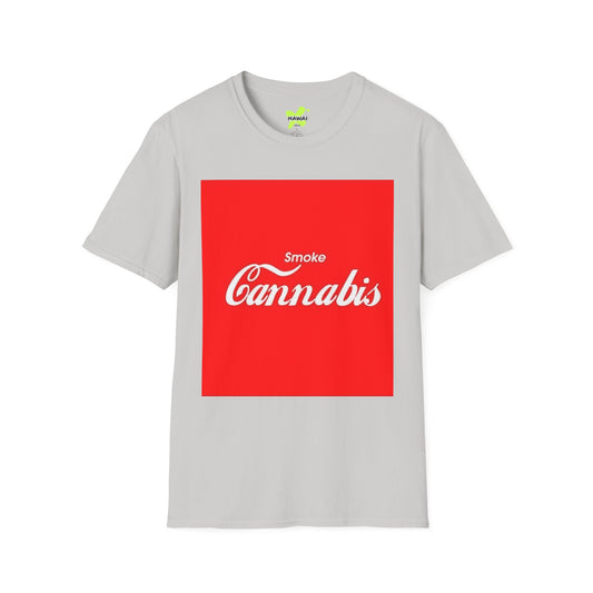Smoke Cannabis Unisex Softstyle T-Shirt - Casual Streetwear for Cannabis Enthusiasts