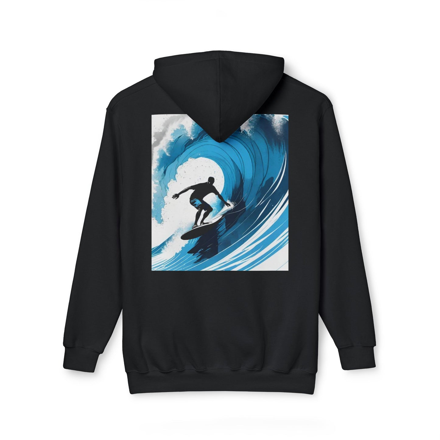 Surfing Wave Unisex Hoodie - Made in US
