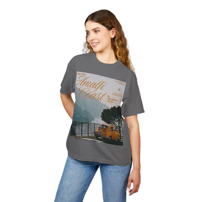 Amalfi Coast Vintage Fiat Tee – Retro Travel Graphic T-Shirt