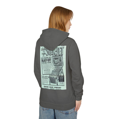 Retro Arcade Inspired Lightweight Hoodie - Perfect for Gamers & Nostalgic Fans