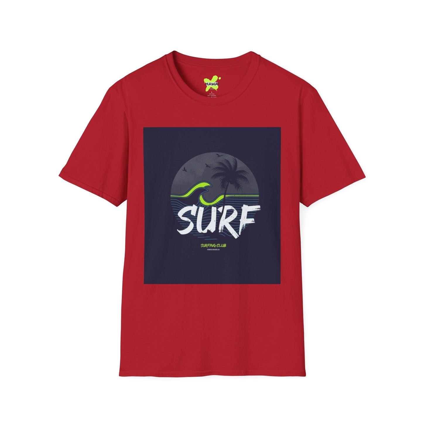 Surfing Club Unisex Softstyle T-Shirt | Chill Vibe Tee for Surf Lovers