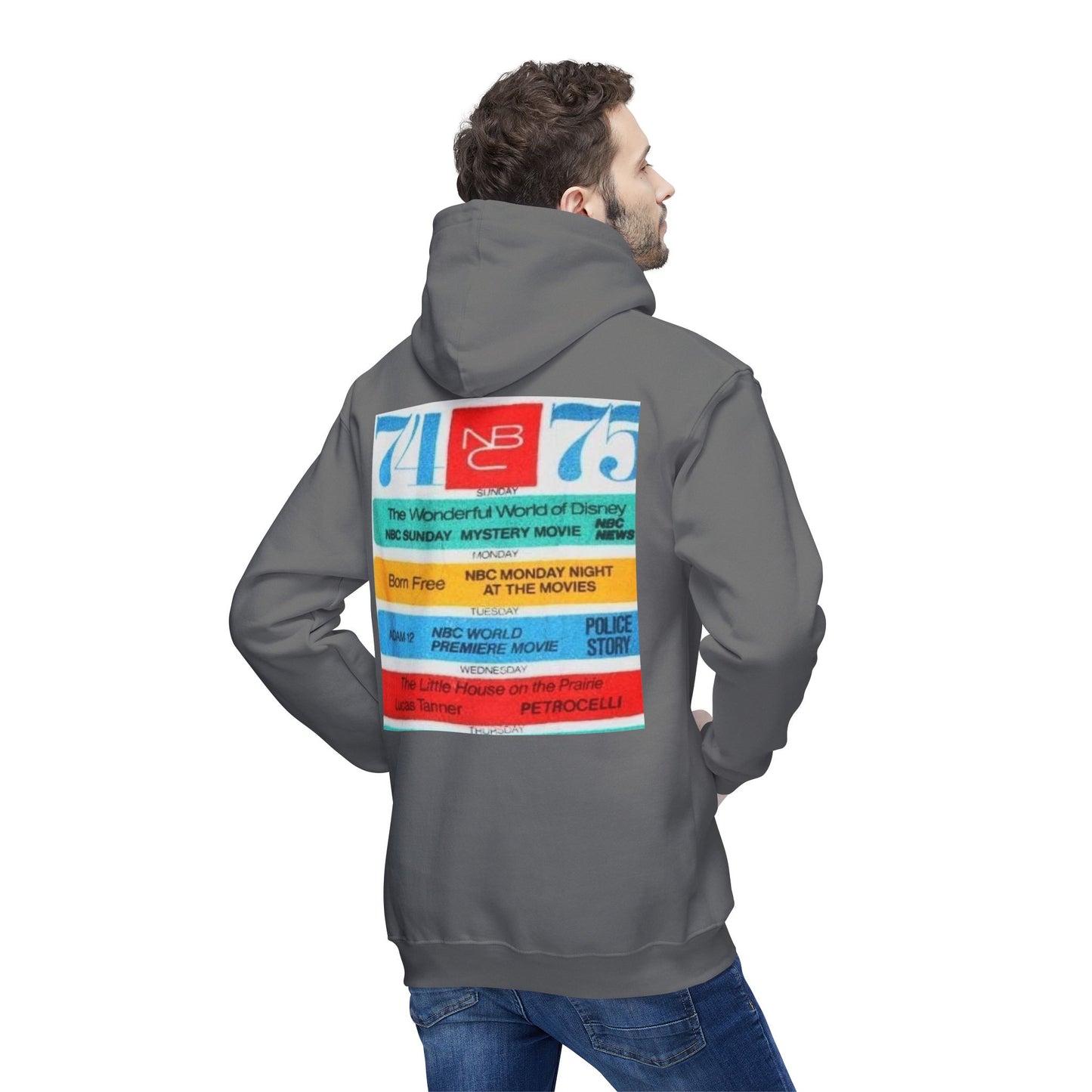 Retro Movie Night Unisex Hooded Sweatshirt - Perfect for Film Lovers