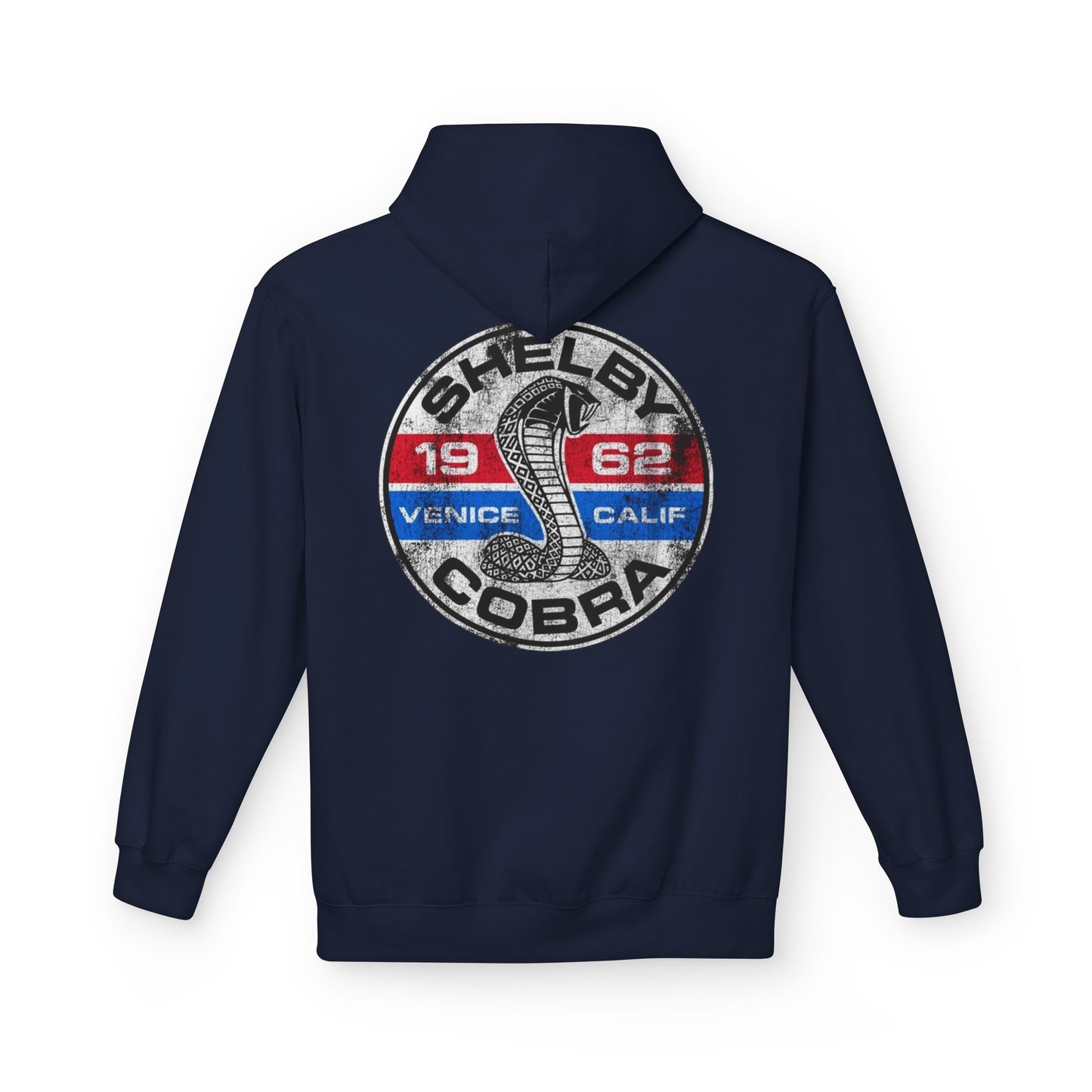 Vintage Shelby Cobra Hoodie - Unisex Midweight Softstyle Fleece with Classic Design