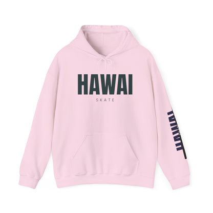 Hawai Skate Hooded Sweatshirt - Casual Streetwear, Unisex Pullover, Perfect for Skate Lovers, Ideal for Everyday Wear, Gift for Him/Her