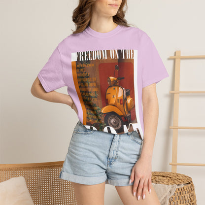 Vintage Vespa 'Freedom on the Road' T-Shirt
