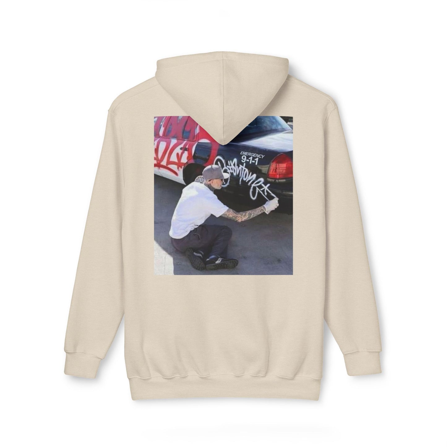 Urban Graffiti Unisex Hooded Sweatshirt - Street Art Inspired