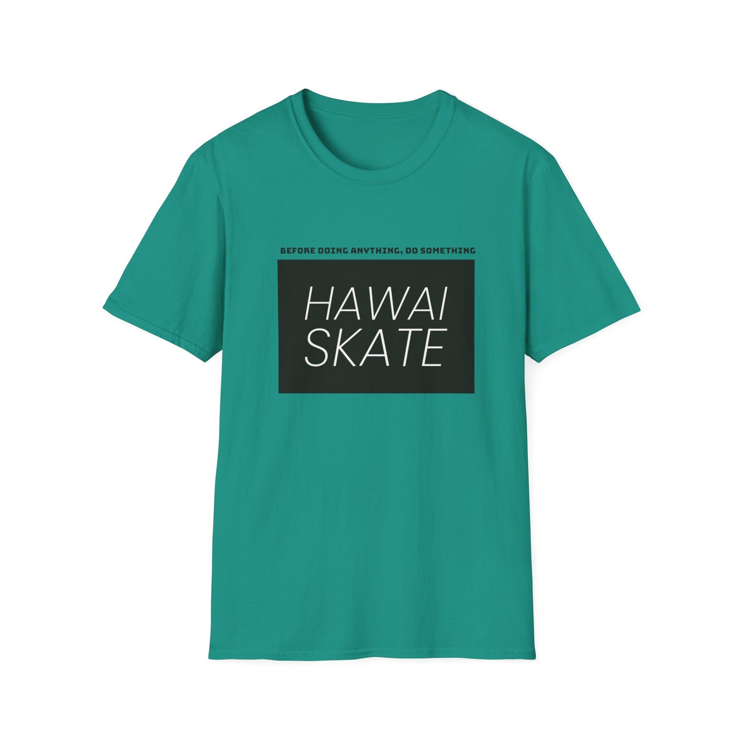 Hawaiian Skate Inspired T-Shirt, Casual Summer Wear, Skateboarder Gift, Beach Day, Graphic Tee, Cool Streetwear