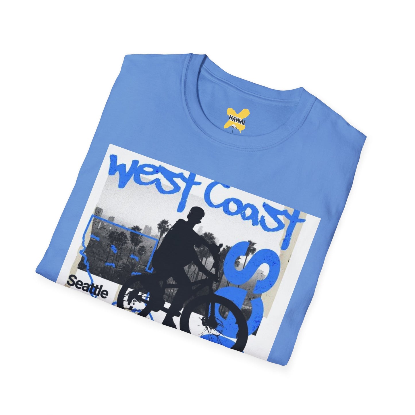 Vintage West Coast Graphic T-Shirt, Casual Tee, Summer Top, Gift for Travelers, Coastal Vibes Wear, Beach Day Shirt